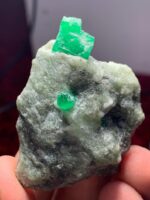 191.10ct Swat Emerald Specimen – Powerful Presence with Deep Natural Color and Form - Image 2