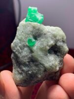 191.10ct Swat Emerald Specimen – Powerful Presence with Deep Natural Color and Form - Image 6
