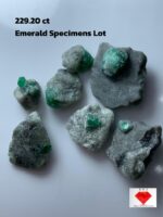 229.20ct Swat Emerald Specimen (34x28x6mm): A Rare Flat-Form Crystal from Pakistan’s Emerald Belt