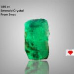 1.95ct Swat Emerald Crystal: A Slender Beauty from the Mountains of Pakistan