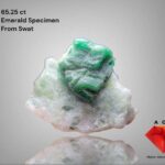 65.25 ct Swat Emerald Specimen: Bold Green Elegance