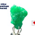 2.945ct Swat Emerald Crystal – Natural Untreated Green Gemstone (11.17 x 8.88 x 5.10mm)