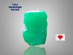 5.95 ct Swat Emerald Crystal (12.37 × 8.36 × 6.96 mm) – Rare Natural Green Beryl from Pakistan