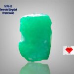 5.95 ct Swat Emerald Crystal (12.37 × 8.36 × 6.96 mm) – Rare Natural Green Beryl from Pakistan