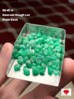 Sleek and Striking: 56.45ct Swat Emerald Rough