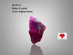 16.70ct Afghan Ruby Specimen – Large Natural Crystal with Rich Color