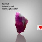 16.70ct Afghan Ruby Specimen – Large Natural Crystal with Rich Color