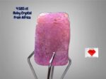 4.585ct Afghan Ruby Crystal – Raw, Natural, and Rich in Color