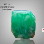 9.10ct Natural Swat Emerald Crystal – Untreated Green Beryl from Pakistan