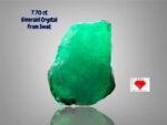 7.70 ct Swat Emerald Crystal (13.04 × 11.64 × 8.21 mm) – Bold Green Energy from Pakistan’s Gemstone Heartland