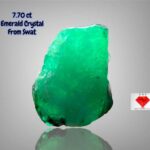 7.70 ct Swat Emerald Crystal (13.04 × 11.64 × 8.21 mm) – Bold Green Energy from Pakistan’s Gemstone Heartland