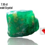 7.10ct Swat Emerald Crystal (9x12x8mm): A Natural Marvel in Green