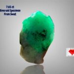 7.65ct Swat Emerald Crystal (15.80 x 10.93 x 7.28 mm) – Untouched Natural Beauty from Pakistan