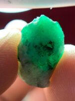 7.65ct Swat Emerald Crystal (15.80 x 10.93 x 7.28 mm) – Untouched Natural Beauty from Pakistan - Image 4