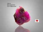 Rare 11.85ct Afghan Ruby Specimen – A Vivid Natural Treasure from the Heart of Asia