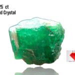 7.25ct Swat Emerald Crystal: Pure Green Beryl in Natural Form