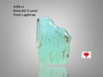 Rare 4.96ct Uncut Emerald from Laghman Province