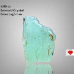 Rare 4.96ct Uncut Emerald from Laghman Province