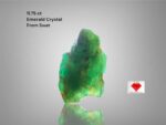 11.75ct Swat Emerald Crystal – A Striking Natural from the Valley of Gems