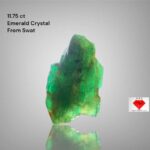 11.75ct Swat Emerald Crystal – A Striking Natural from the Valley of Gems
