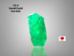 1.55ct Swat Emerald Crystal — A Natural Green Gem from Pakistan’s Highlands