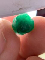 5.30 ct Swat Emerald Crystal (10.01 × 9.29 × 7.32 mm) – Natural Green Beauty from Pakistan’s Gem Valley - Image 2