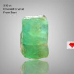 3.10 Carat Natural Emerald Crystal from Swat, Pakistan – Untreated Green Beryl