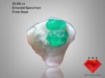 25.80 ct Swat Emerald Specimen – Depth-Rich Natural Crystal Form