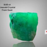 8.65 ct Swat Emerald Crystal (10.93 × 9.13 × 9.07 mm) – Natural Green Vitality from the Mountains of Pakistan