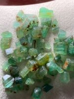 40.30ct Emerald Crystal from Chitral, Pakistan – Natural Green Beauty (6x10x6mm) - Image 4