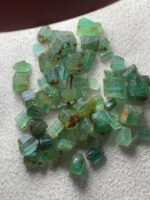 40.30ct Emerald Crystal from Chitral, Pakistan – Natural Green Beauty (6x10x6mm) - Image 5
