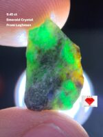 9.45ct Emerald Crystal from Laghman – A Rare and Natural Gem
