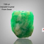7.55ct Natural Swat Emerald Crystal – Untreated Green Beryl from Pakistan