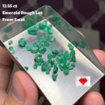 13.55ct Swat Emerald Rough: Nature’s Pristine Gem
