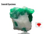 Swat Emerald Specimen: Raw Crystal Gemstone (106.14ct, 30x20x19mm)