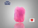 4.135ct African Ruby Crystal – Natural Beauty in a Compact, Vivid Red Form
