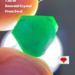 7.20 ct Swat Emerald Crystal (10.51 × 10.06 × 7.38 mm) – Natural Untreated Green Beryl from Northern Pakistan