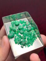 36.45 ct Rough Emerald Crystal Lot – Swat Valley, Pakistan - Image 4