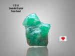 Bold & Balanced: 7.61ct Emerald Crystal from Swat (13.83 x 10.61 x 10.58 mm)