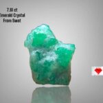 Bold & Balanced: 7.61ct Emerald Crystal from Swat (13.83 x 10.61 x 10.58 mm)