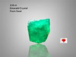 2.14 ct Natural Emerald Crystal from Swat Valley, Pakistan