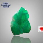 3.950ct Emerald from Swat Valley – A Pure Green Gemstone
