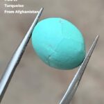 7.00 Ct Afghan Turquoise Cabochon – Vibrant Blue Beauty
