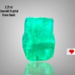 Elegant & Rare: 2.21ct Emerald Crystal from Swat (9.04 x 6.97 x 4.27 mm)