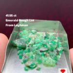 41.95ct Emerald Rough Lot from Laghman, Afghanistan