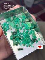 29.95 ct Panjshir Emerald Rough – Raw Afghan Crystal