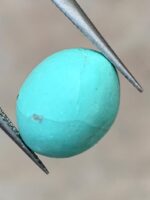 7.00 Ct Afghan Turquoise Cabochon – Vibrant Blue Beauty - Image 2
