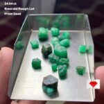 24.94ct Stunning Rough Emerald from Swat Valley