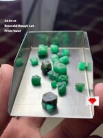 24.94ct Stunning Rough Emerald from Swat Valley