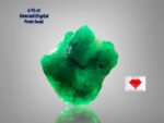 6.45 ct Swat Emerald Crystal (12.61 × 10.73 × 7.22 mm) – Untreated Raw Green Beryl from the Swat Valley, Pakistan